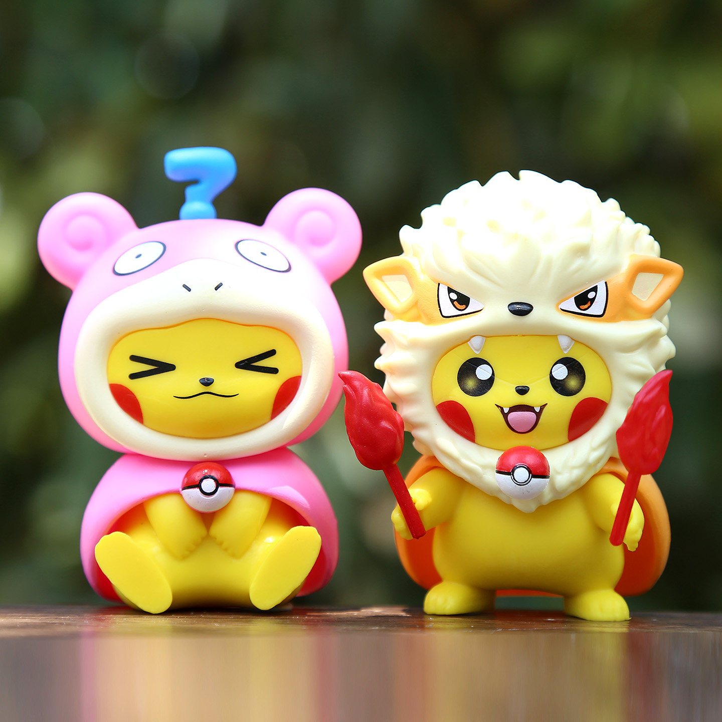 Pokemon Pikachu Cosplay Cute Figure 6pcs