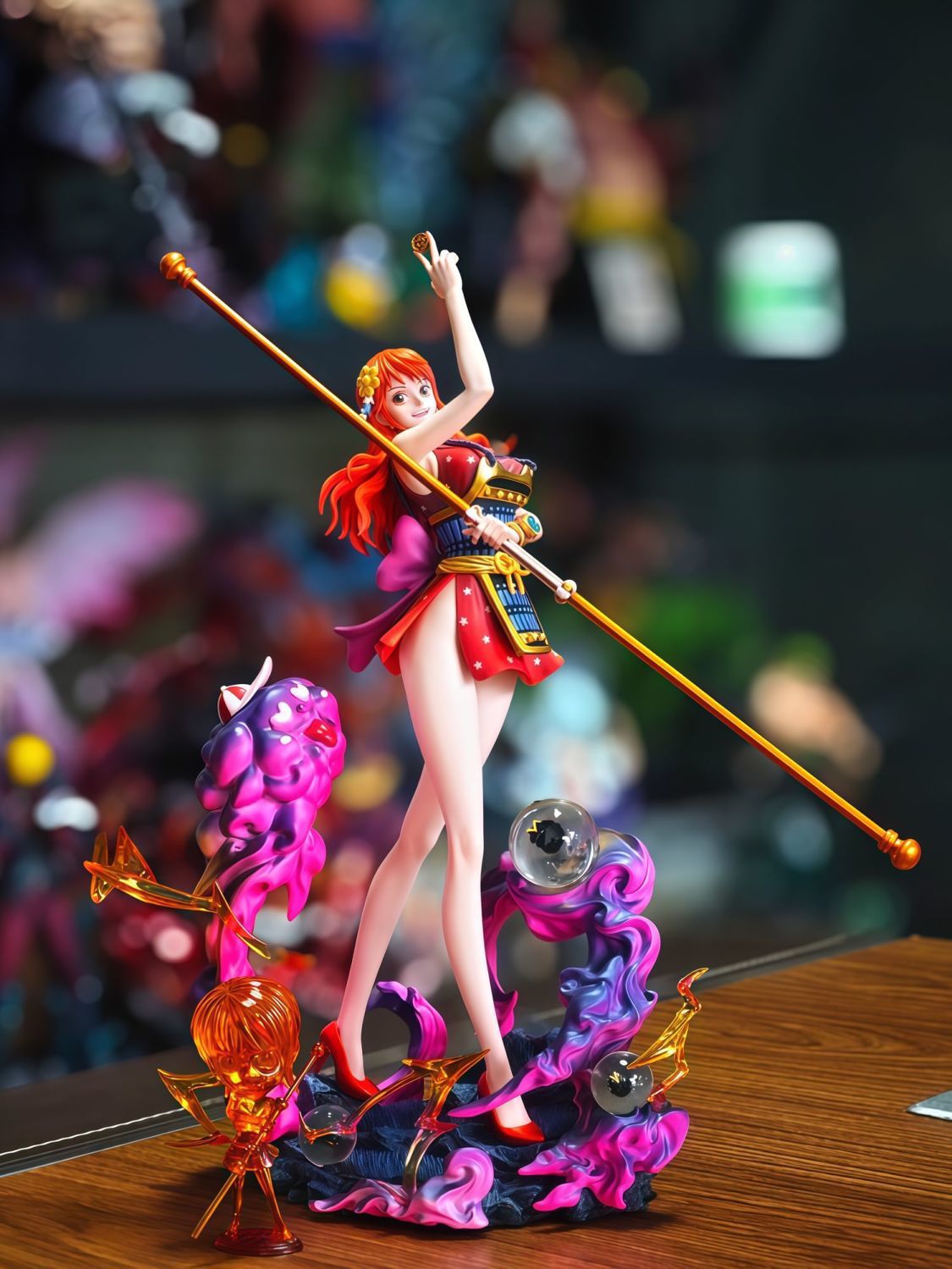 One Piece Onigashima Nami Statue