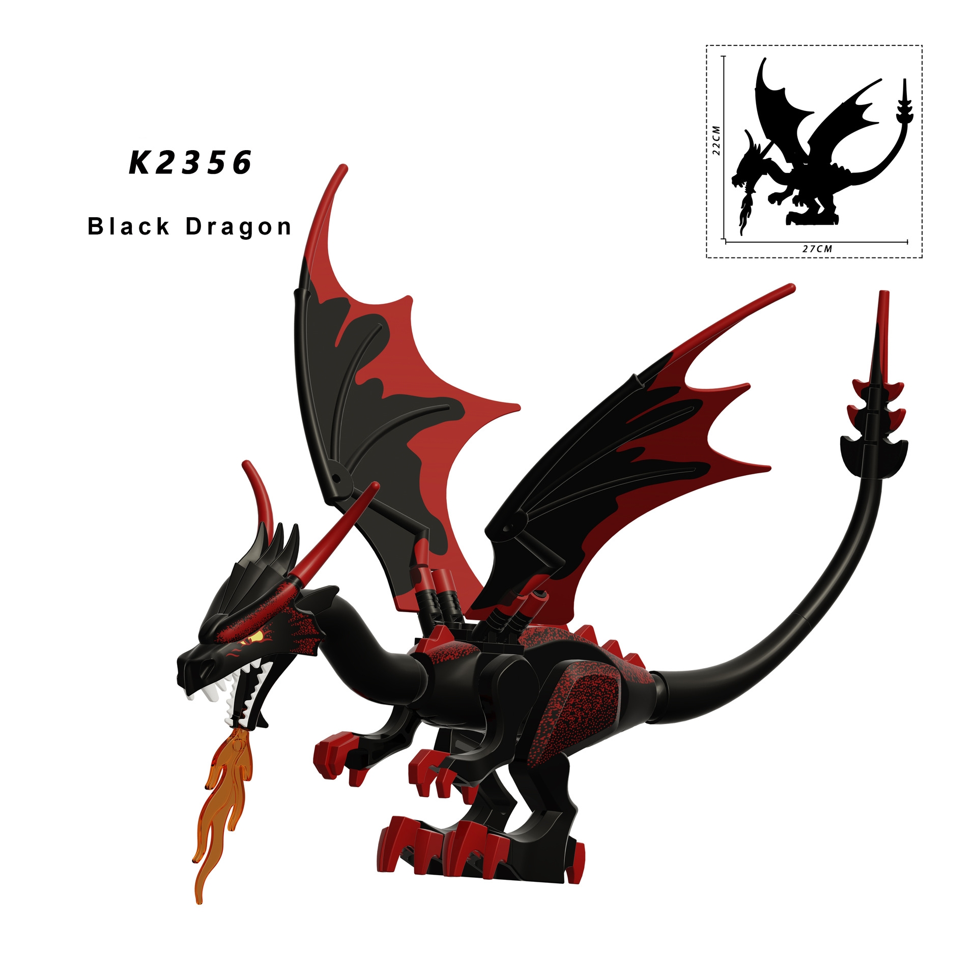 2026 Giant Dragon Figure Building Blocks