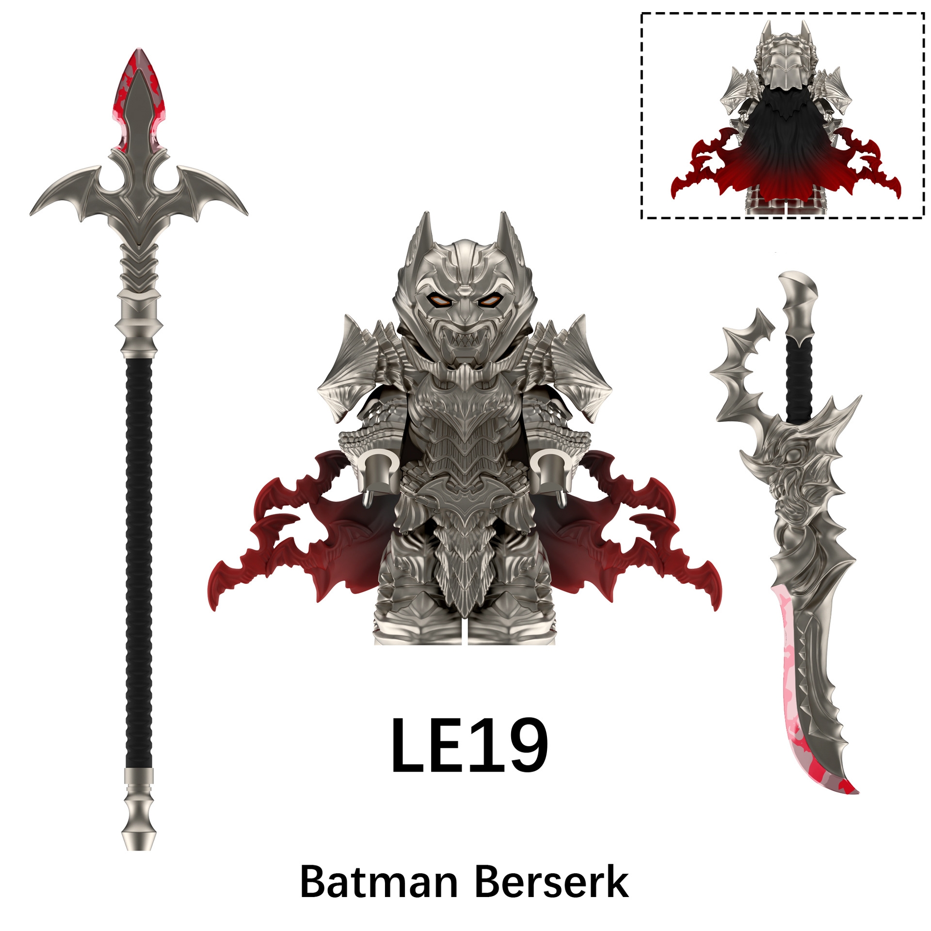 2025 New Batman Berserk Figure Building Blocks