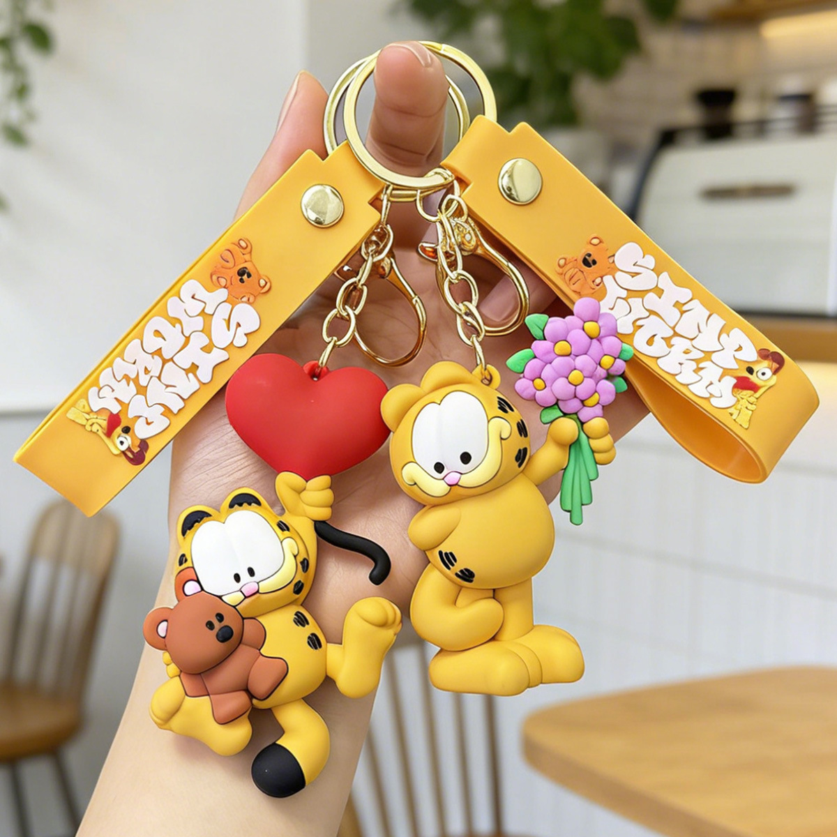 2026 New Garfield Cute Keychain