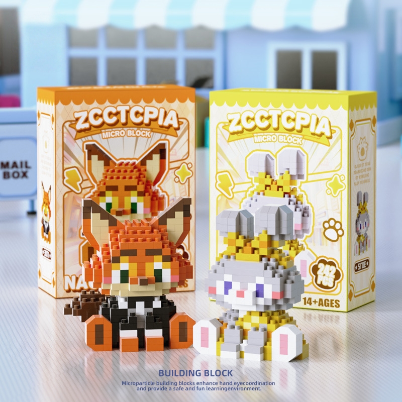 Zootopia Figure Cute Micro Blocks