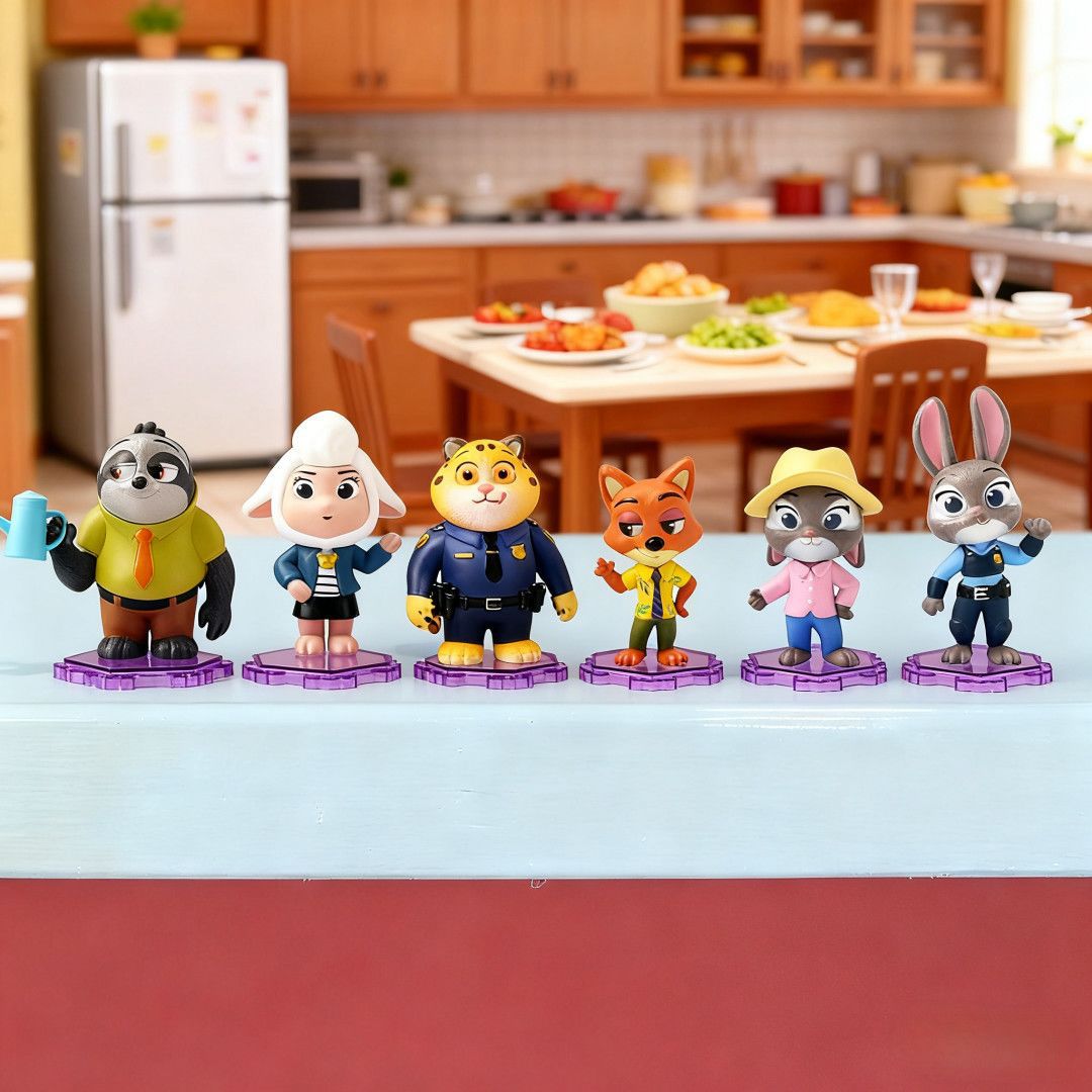 Zootopia Cute Figure 6pcs