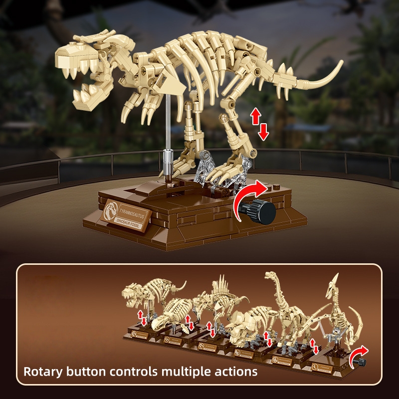 2026 Dinosaur Fossils Building Blocks