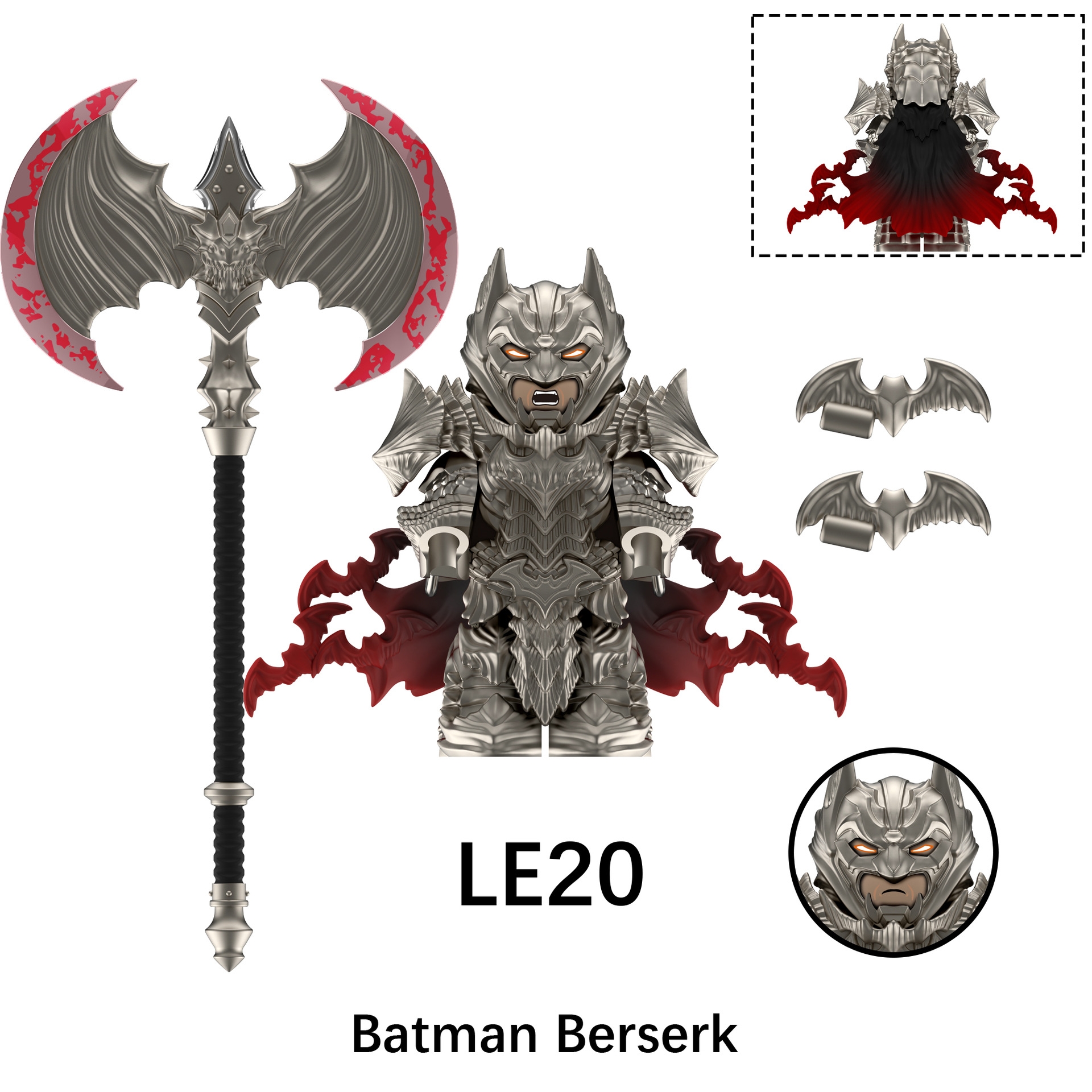 2025 New Batman Berserk Figure Building Blocks