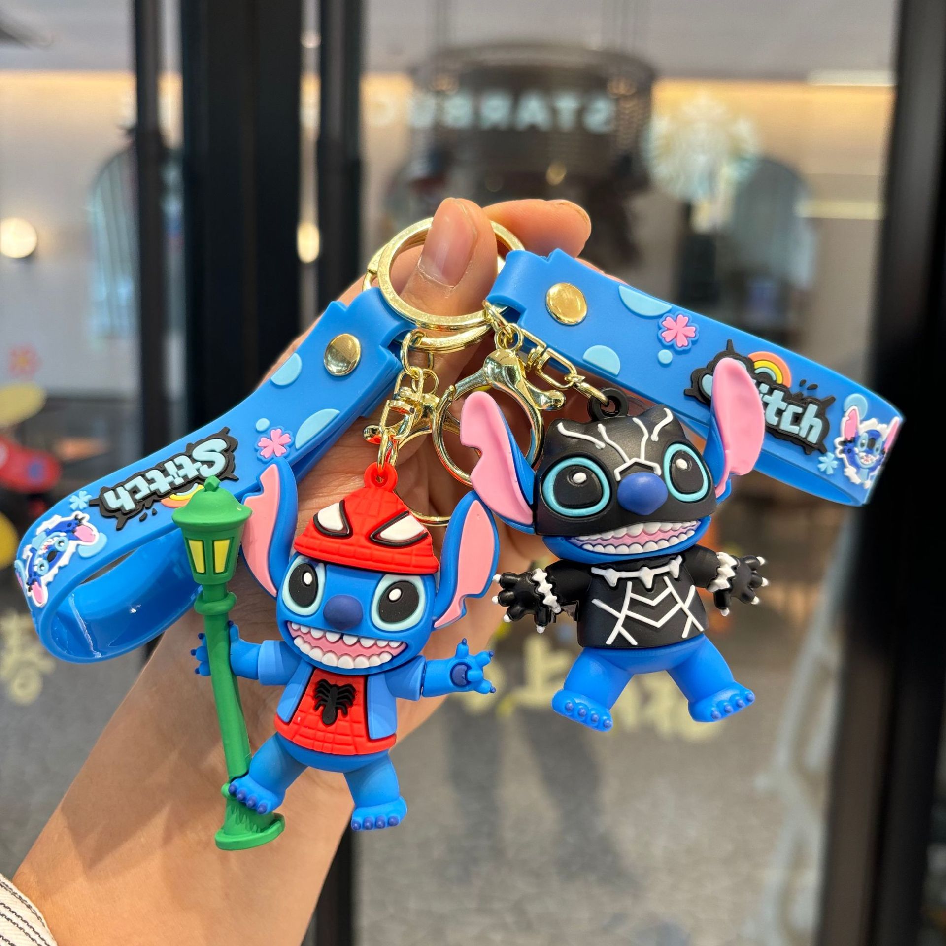 2026 New Stitch Superhero Cute Keychain