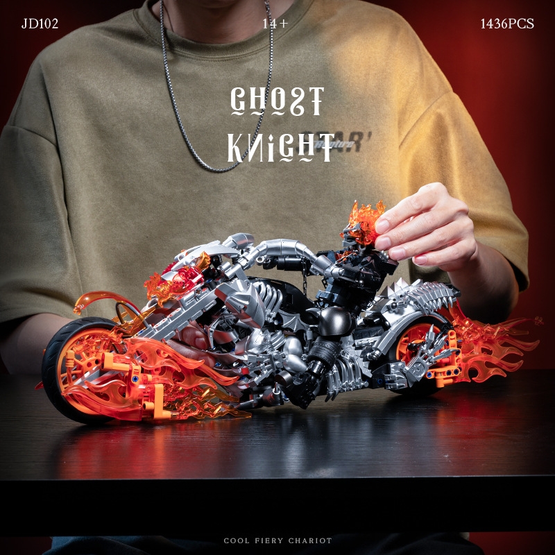 Ghost Rider Figure Building Blocks