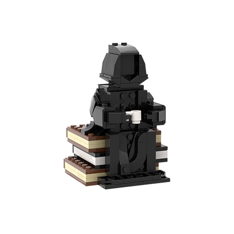 MOC Grim Reaper with Coffee Cup - Dark Art Brick Set