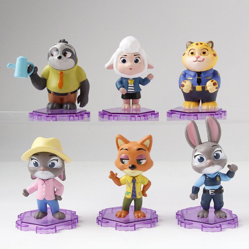 Zootopia Cute Figure 6pcs