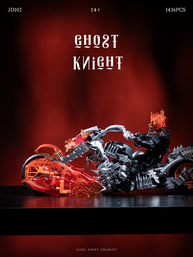 Ghost Rider Figure Building Blocks