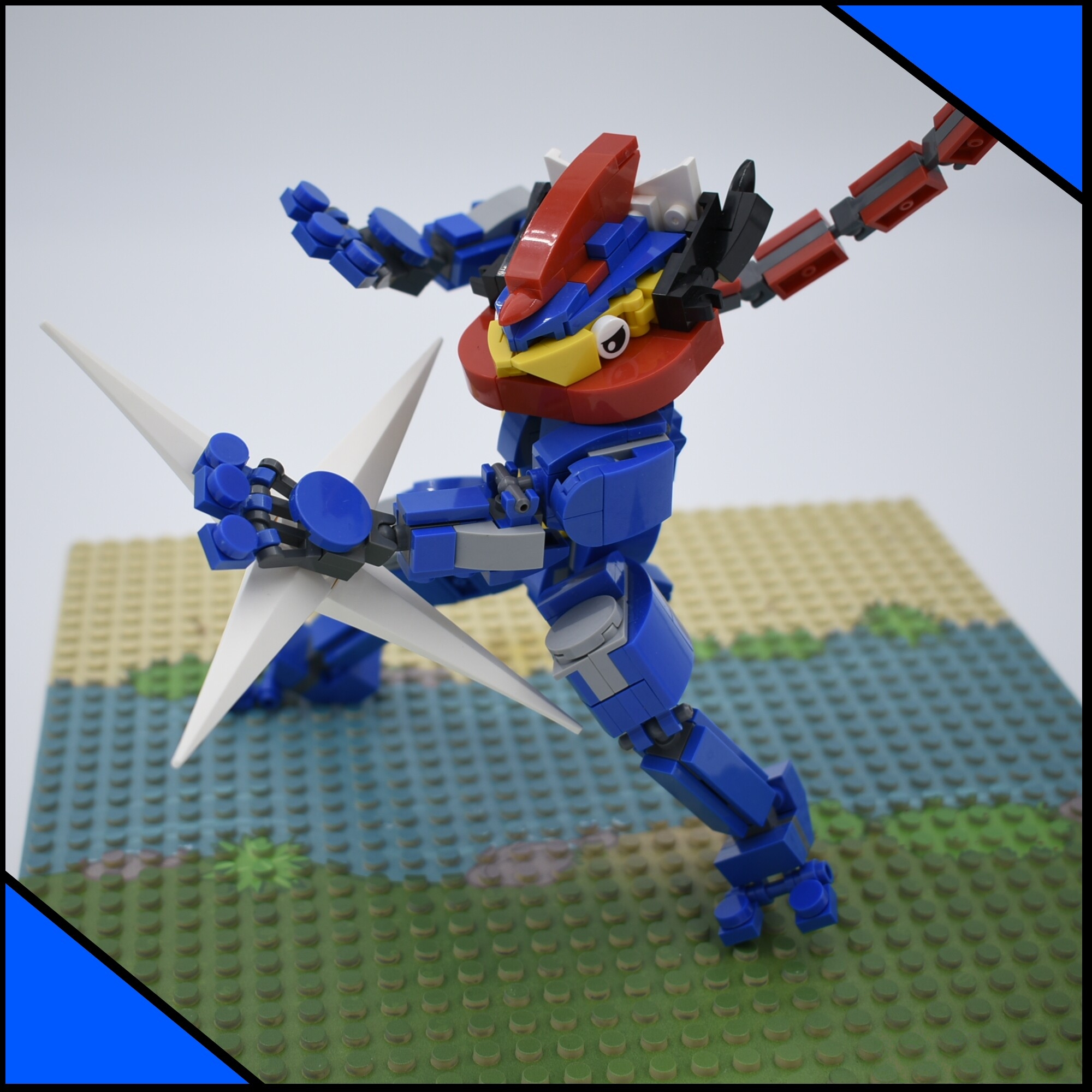 Pokemon Greninja Figure Building Blocks