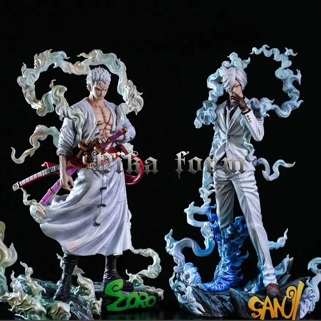 One Piece Nika Roronoa Zoro & Sanji Statue