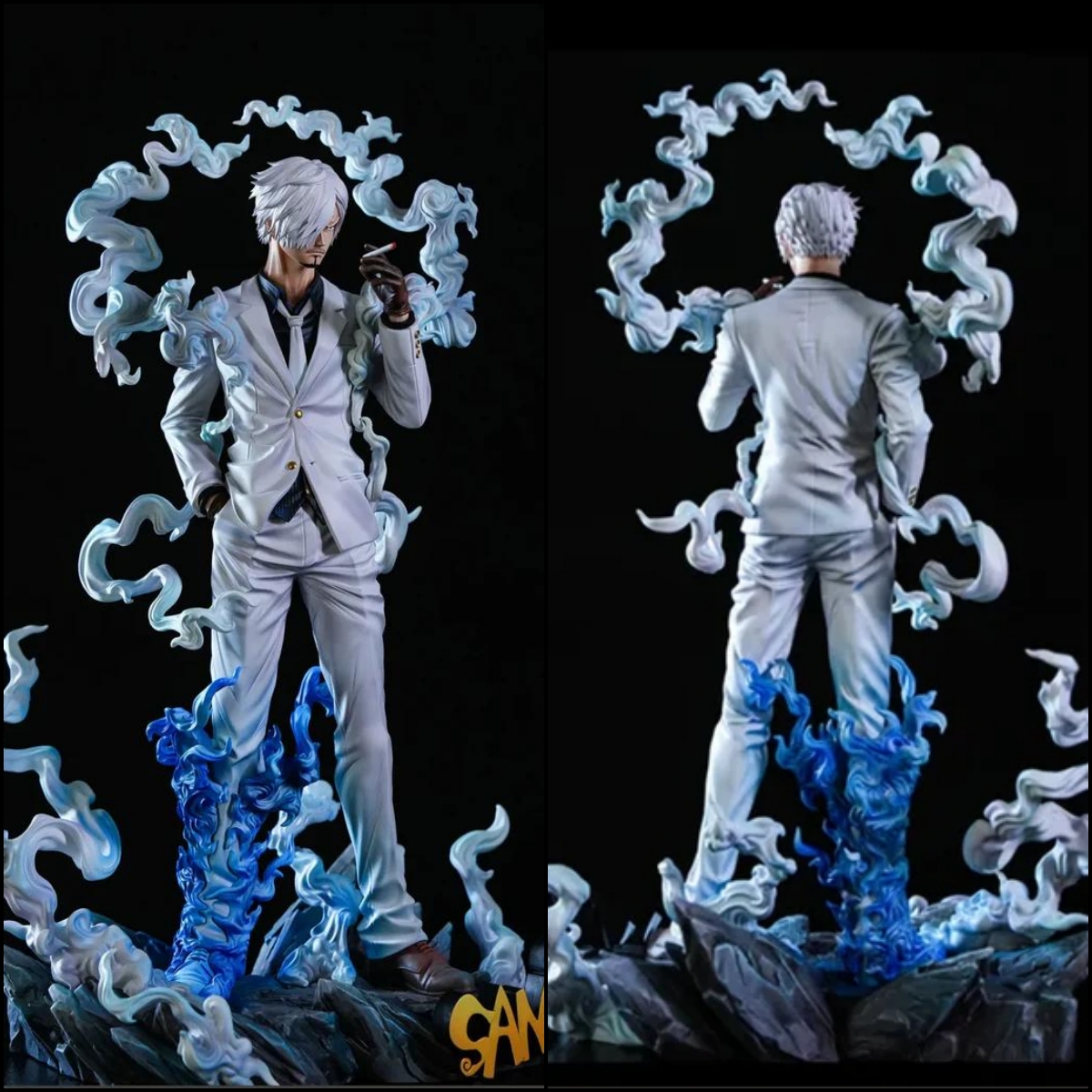 One Piece Nika Roronoa Zoro & Sanji Statue