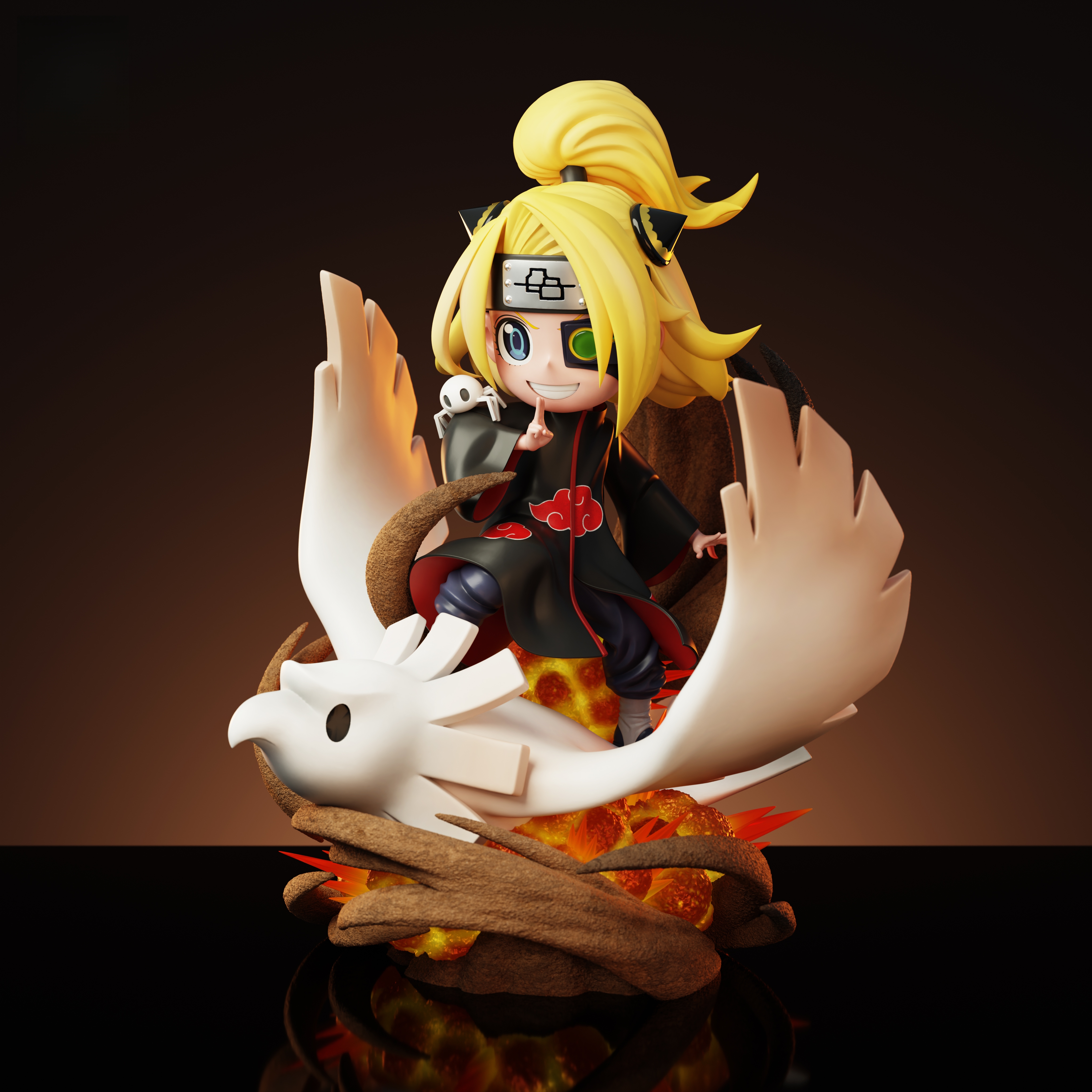 SPYxFAMILY Anya Forger Cos  Deidara Statue