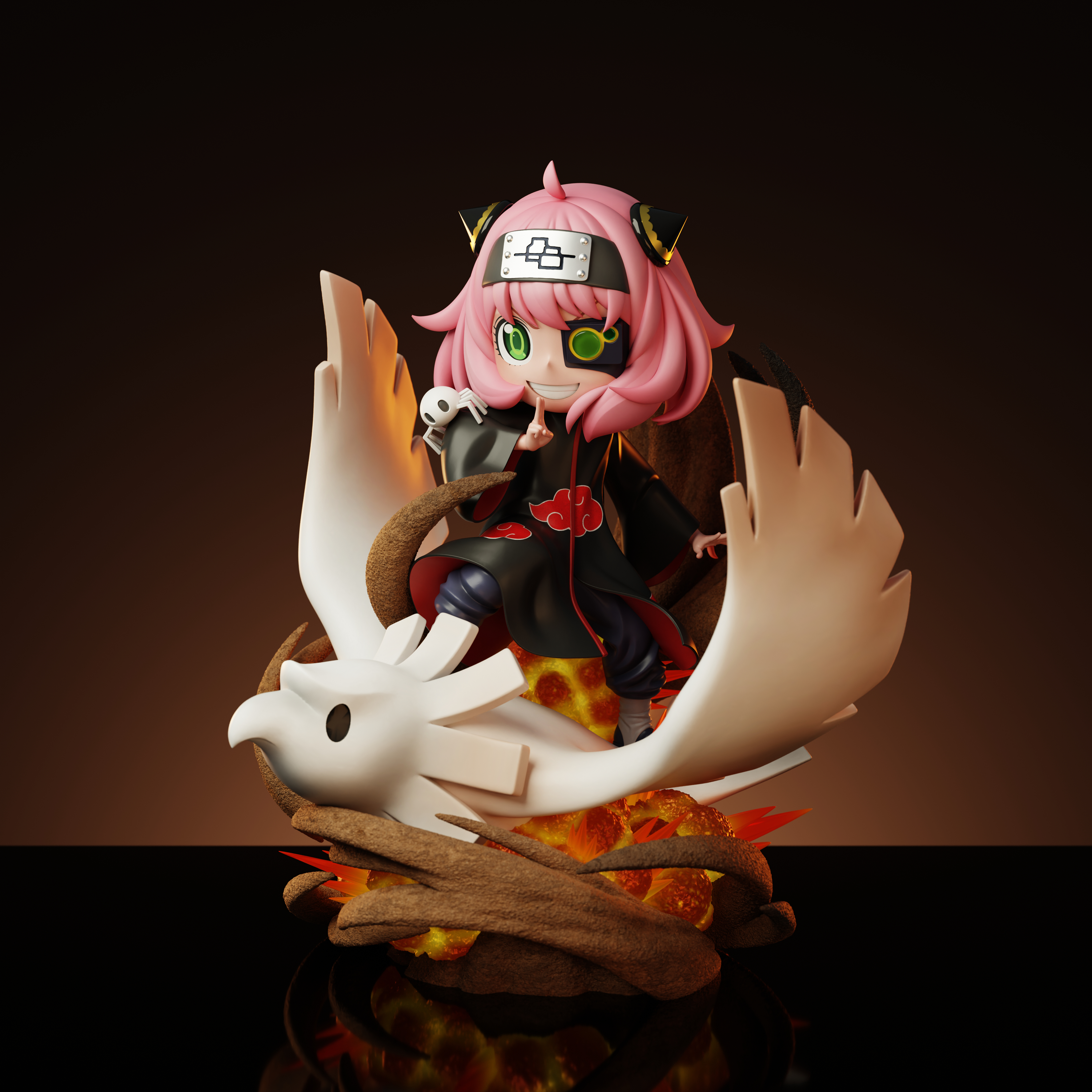 SPYxFAMILY Anya Forger Cos  Deidara Statue