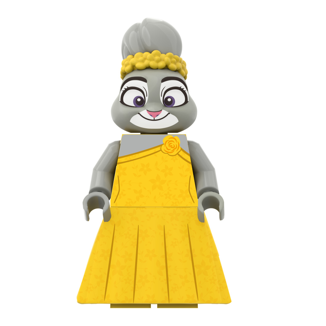 2025 New Zootopia 2 Figure Building Blocks Set 3pcs