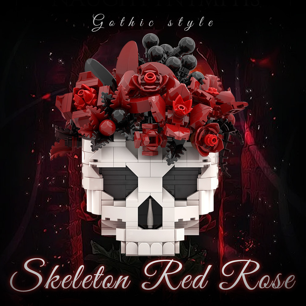 🌹Gothic Rose Limited Edition Building Block Set