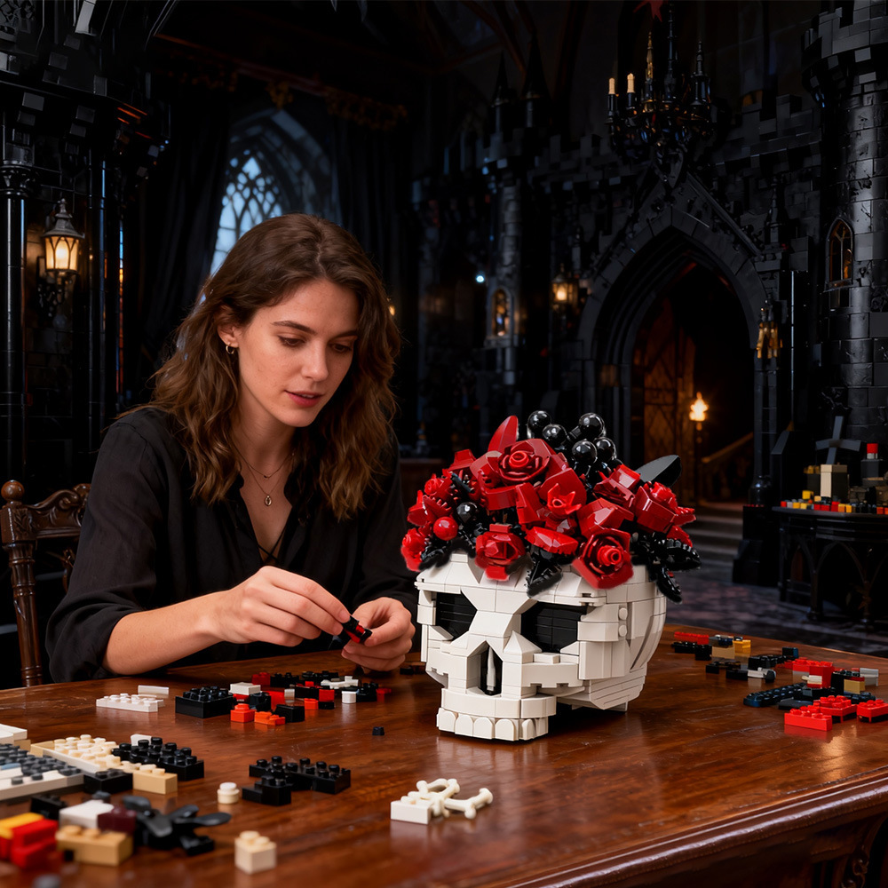 🌹Gothic Rose Limited Edition Building Block Set
