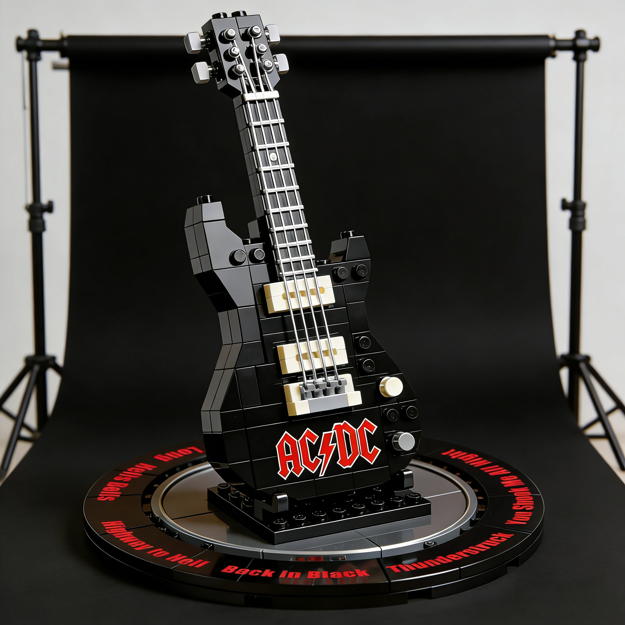 Rock Legends Limited Edition Guitar Brick Model – Vinyl Record Display Collector’s Edition