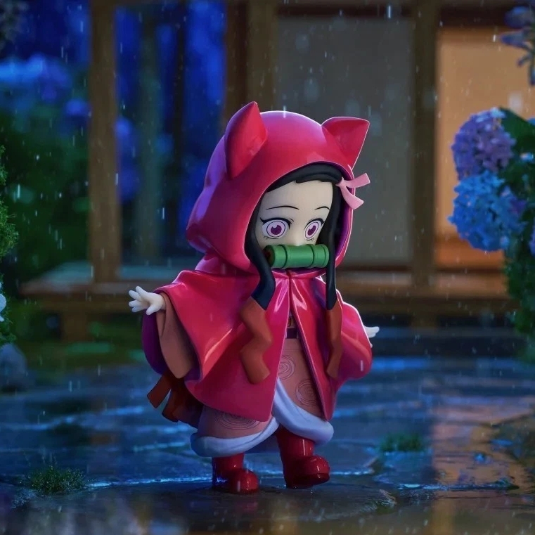 Demon Slayer Mini-Chara Rainy Season Figures 6pcs