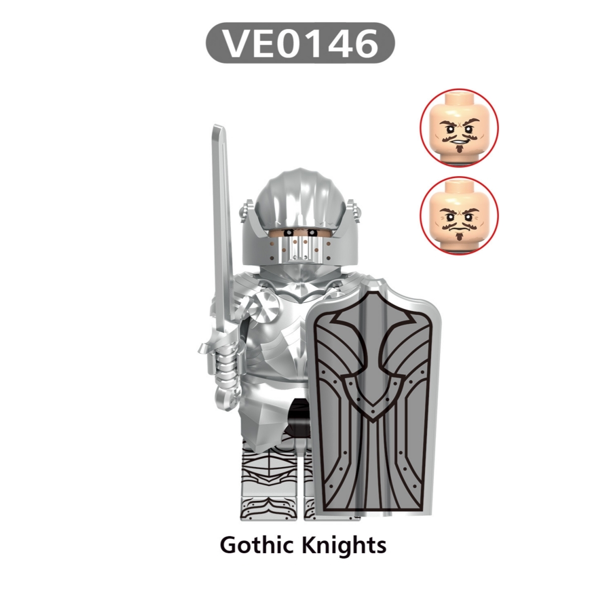 2026 New Middle Ages Knights  Figure Building Blocks