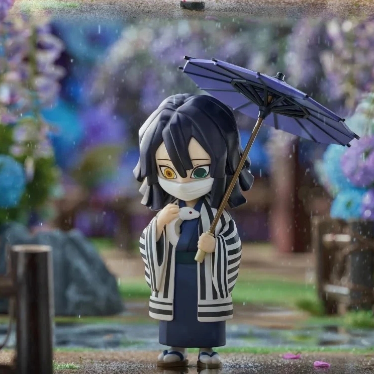 Demon Slayer Mini-Chara Rainy Season Figures 6pcs