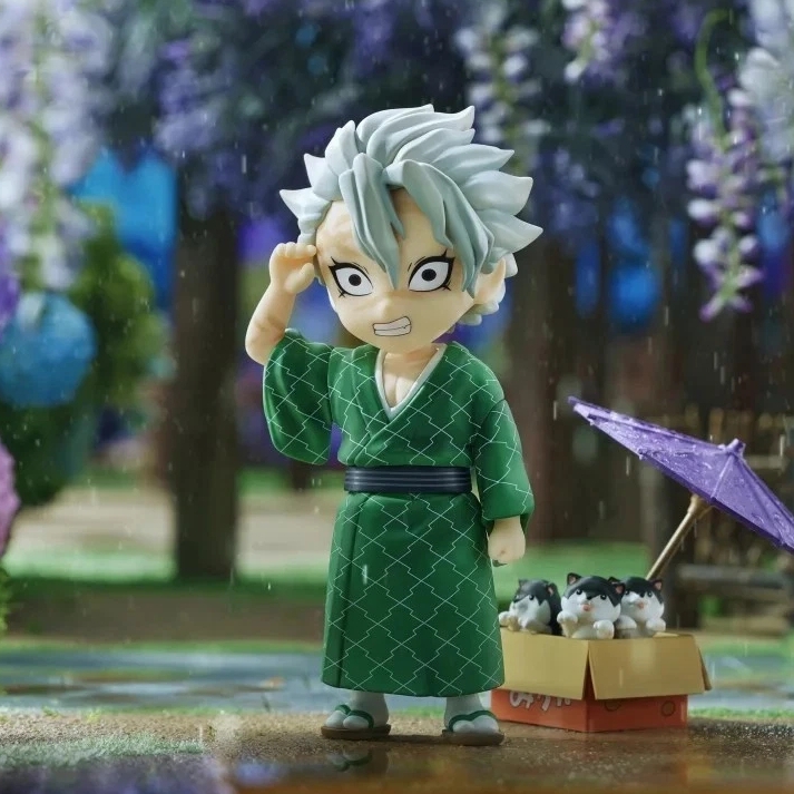 Demon Slayer Mini-Chara Rainy Season Figures 6pcs