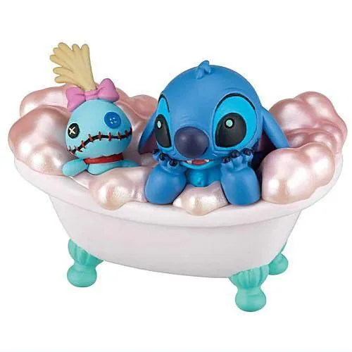 Stitch Relaxing Bath Time Cute Figure 4pcs