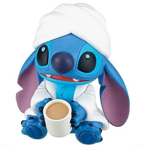 Stitch Relaxing Bath Time Cute Figure 4pcs