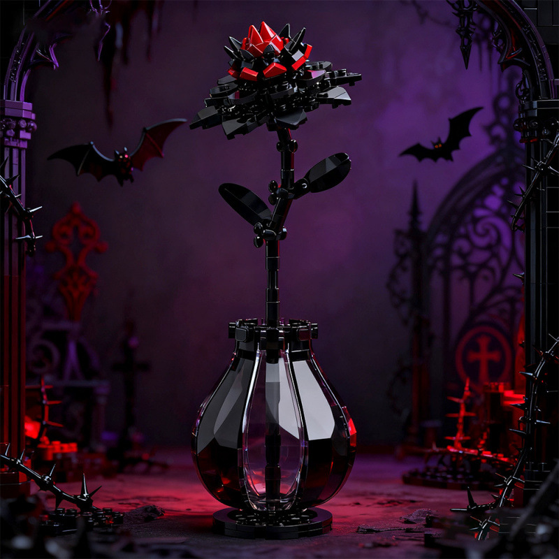 🌹Gothic Rose Limited Edition Building Block Set