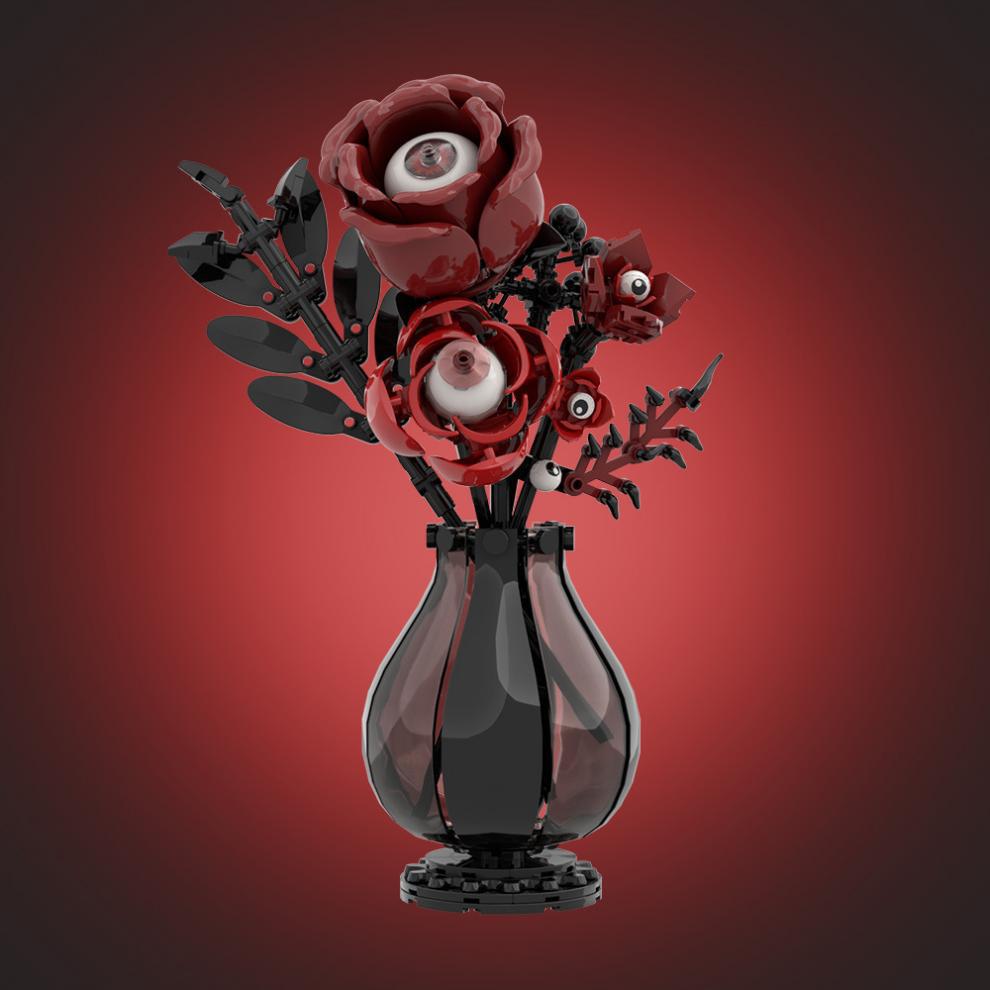 🌹Gothic Rose Limited Edition Building Block Set