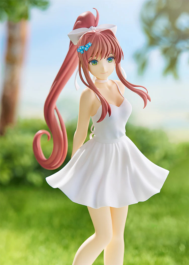 Doki Doki Literature Club! Monika White Dress Ver Cute Figure