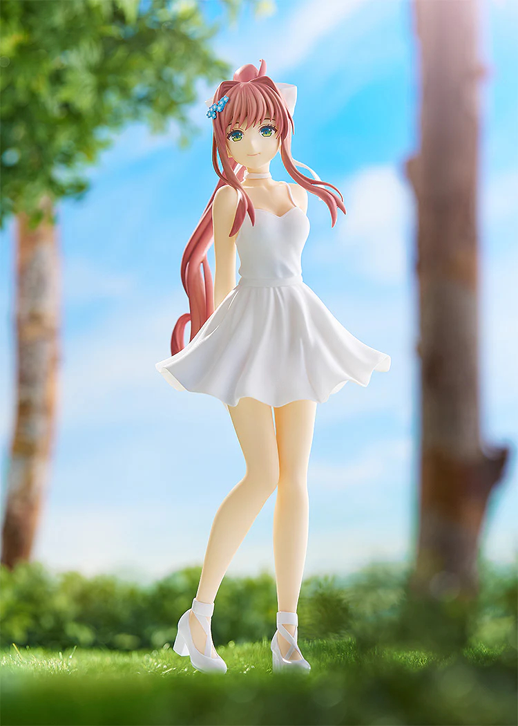 Doki Doki Literature Club! Monika White Dress Ver Cute Figure