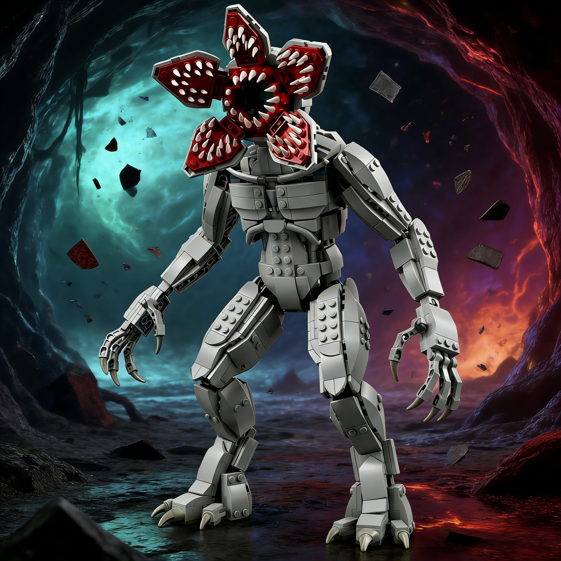 Stranger Things Demogorgons Figure Building Blocks