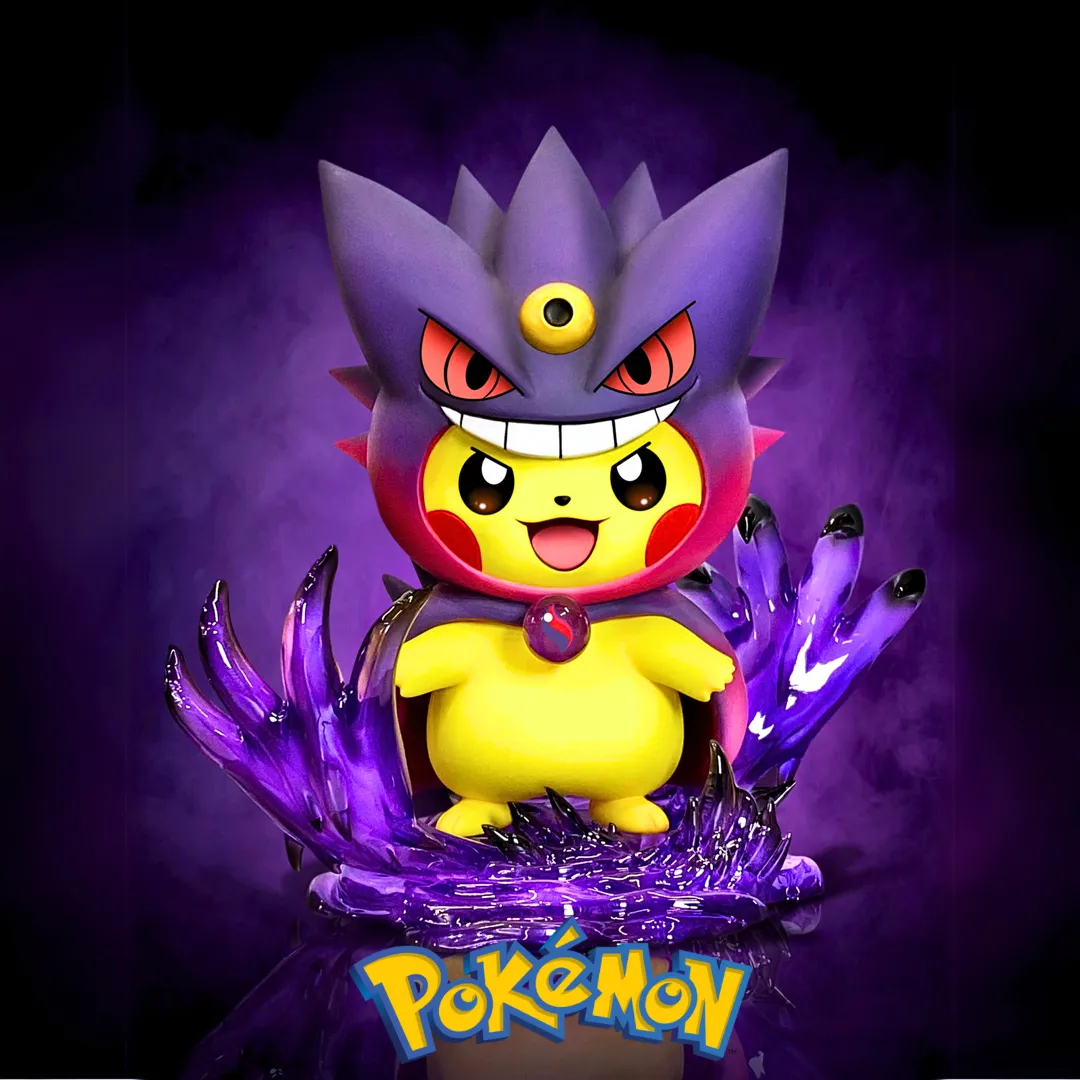 Pokemon Pikachu Cosplay Mega Gengar Cute Figure