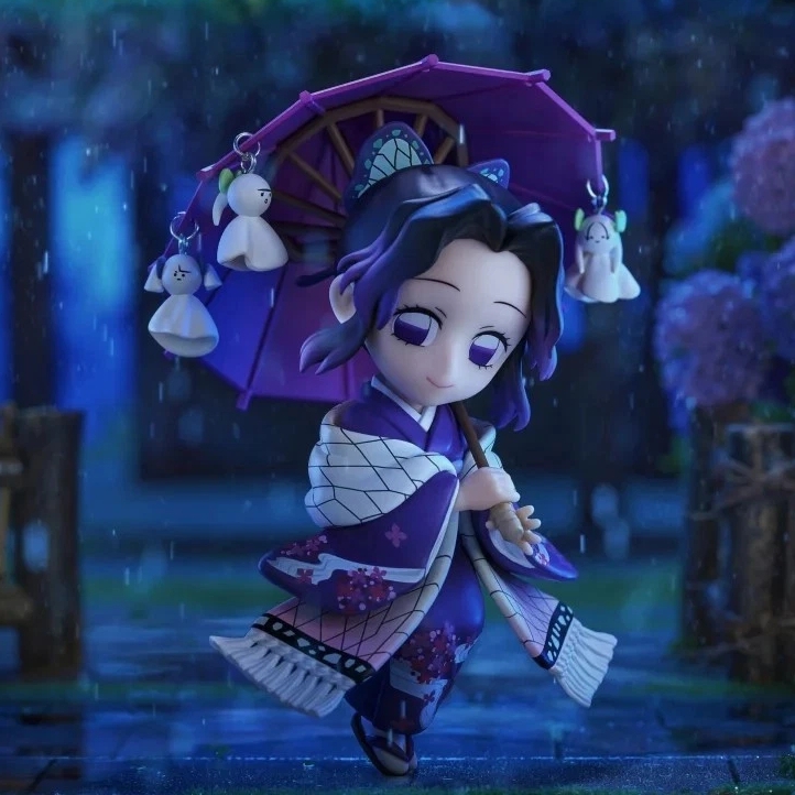 Demon Slayer Mini-Chara Rainy Season Figures 6pcs