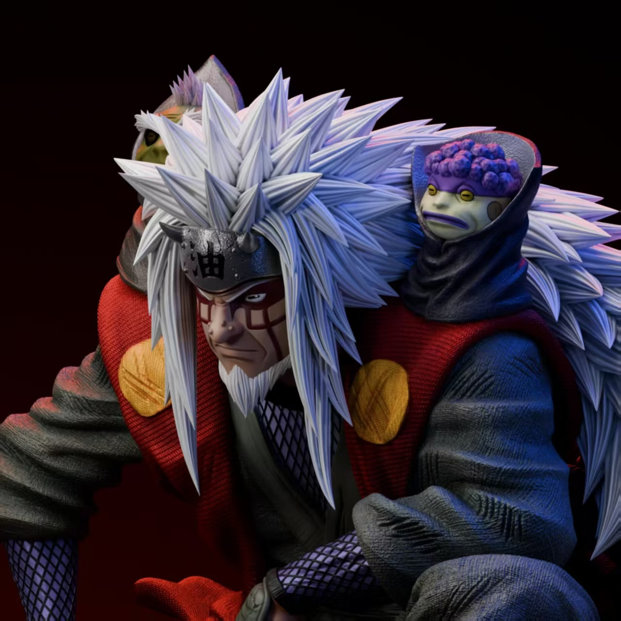 Naruto Jiraiya Sage Mode Statue
