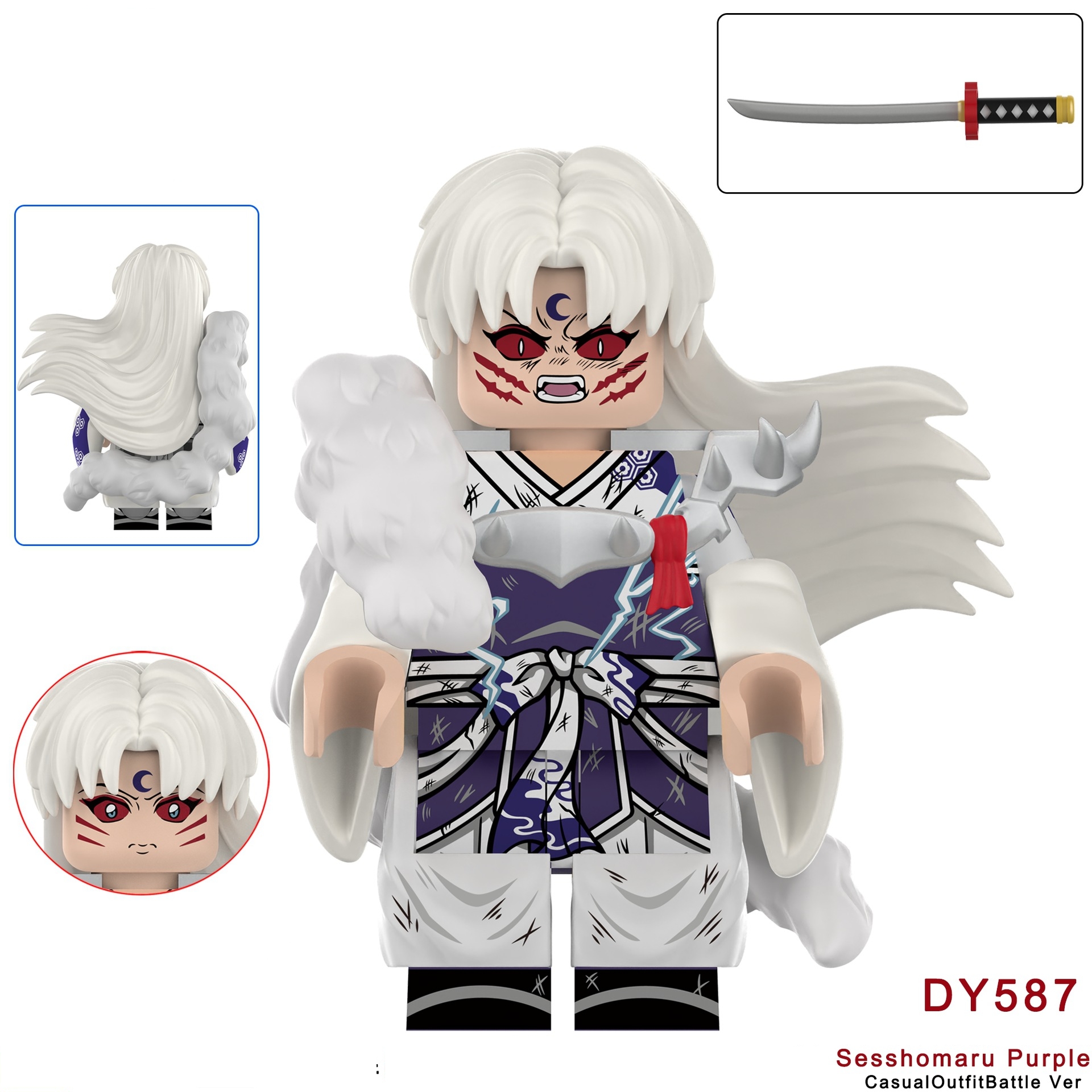 2026 New Sesshoumaru Figure Building Blocks