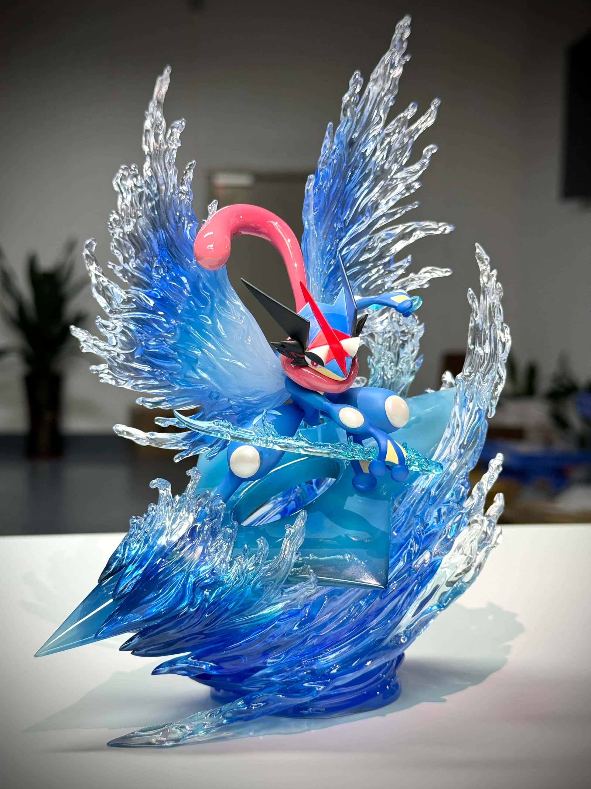 Pokemon Ash Greninja Butterfly Form Statue