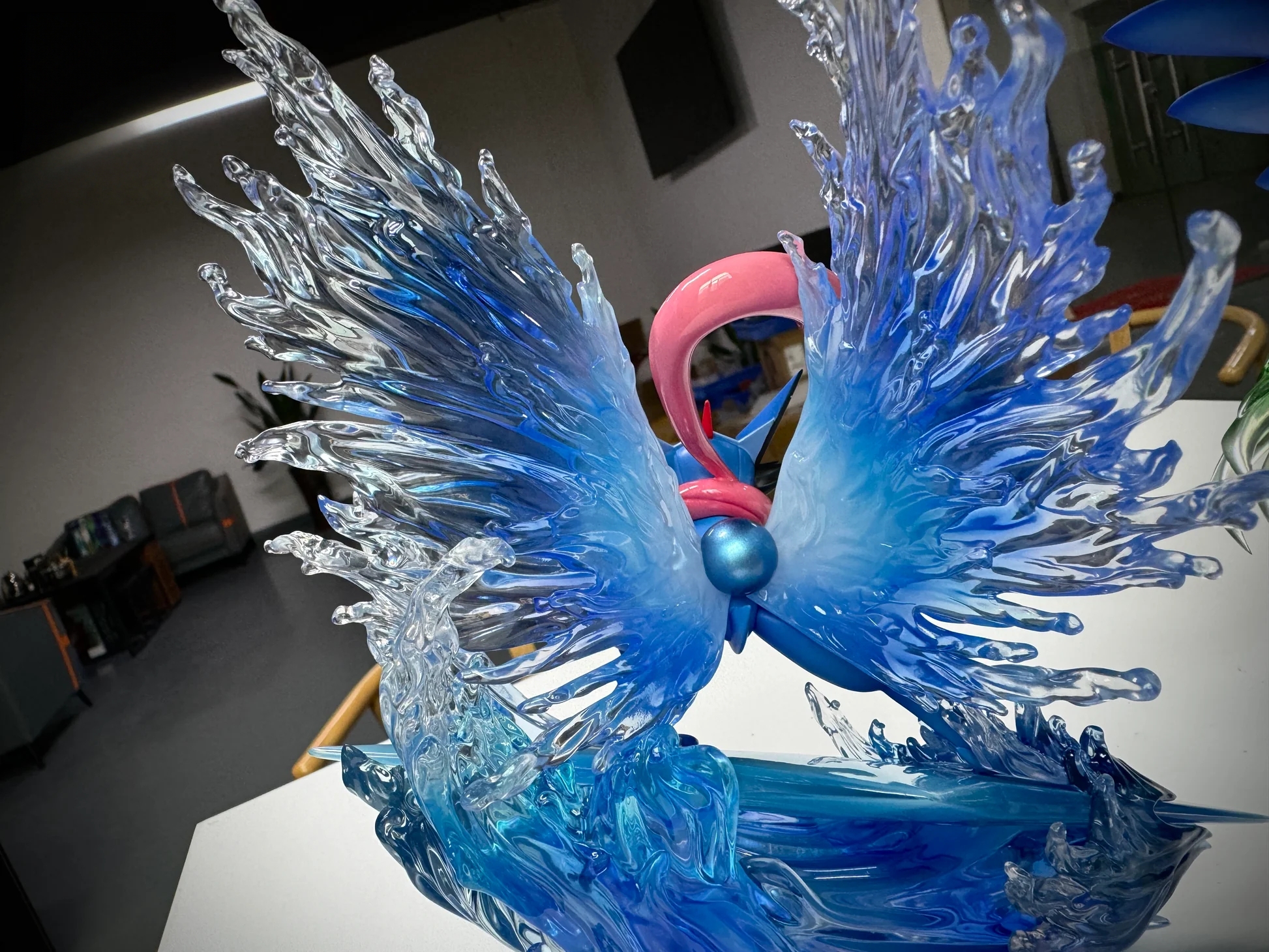 Pokemon Ash Greninja Butterfly Form Statue