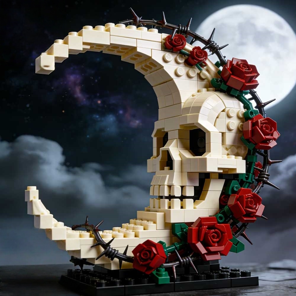 🌹Gothic Rose Limited Edition Building Block Set