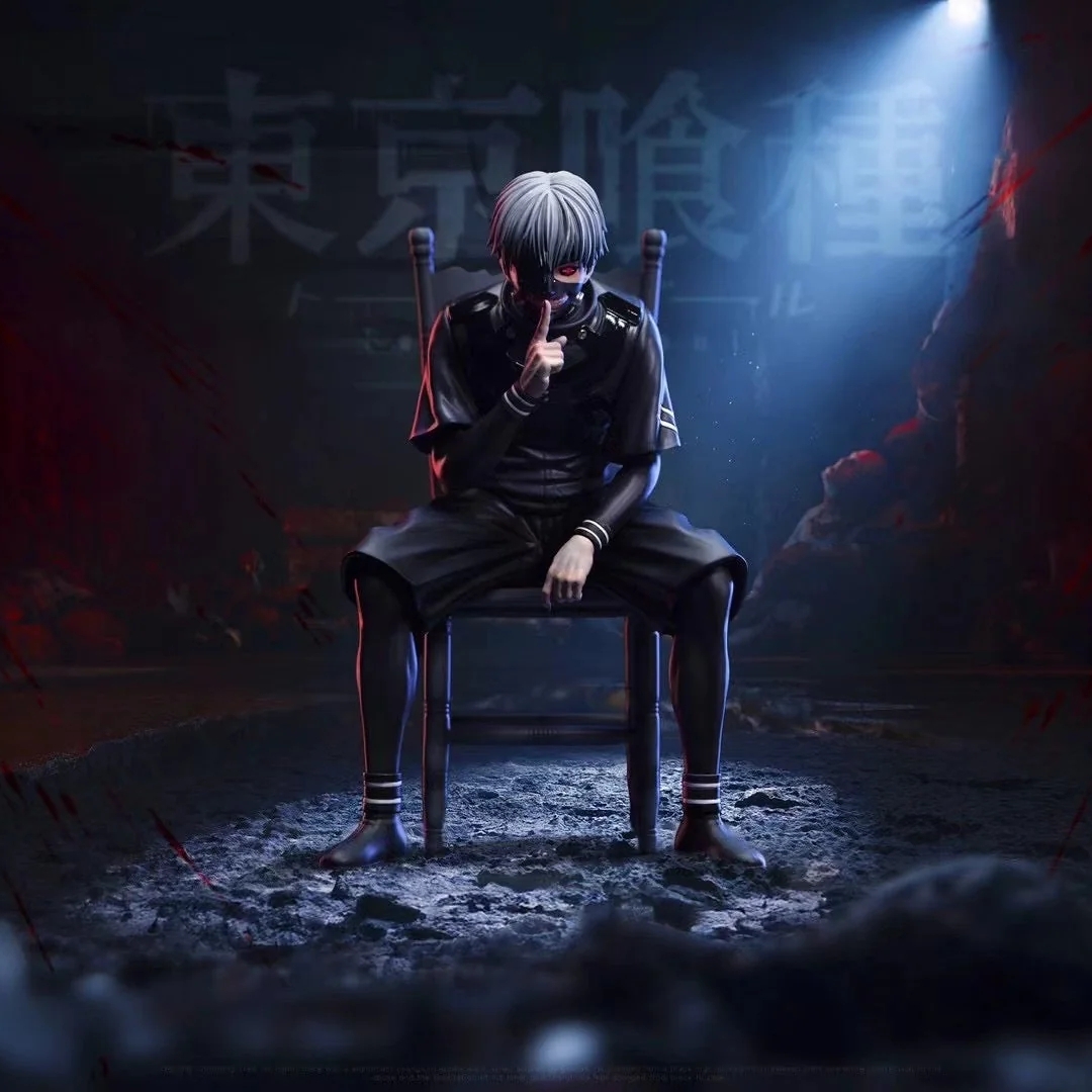 Tokyo Ghoul Ken Kaneki Sitting on the Chair Statue