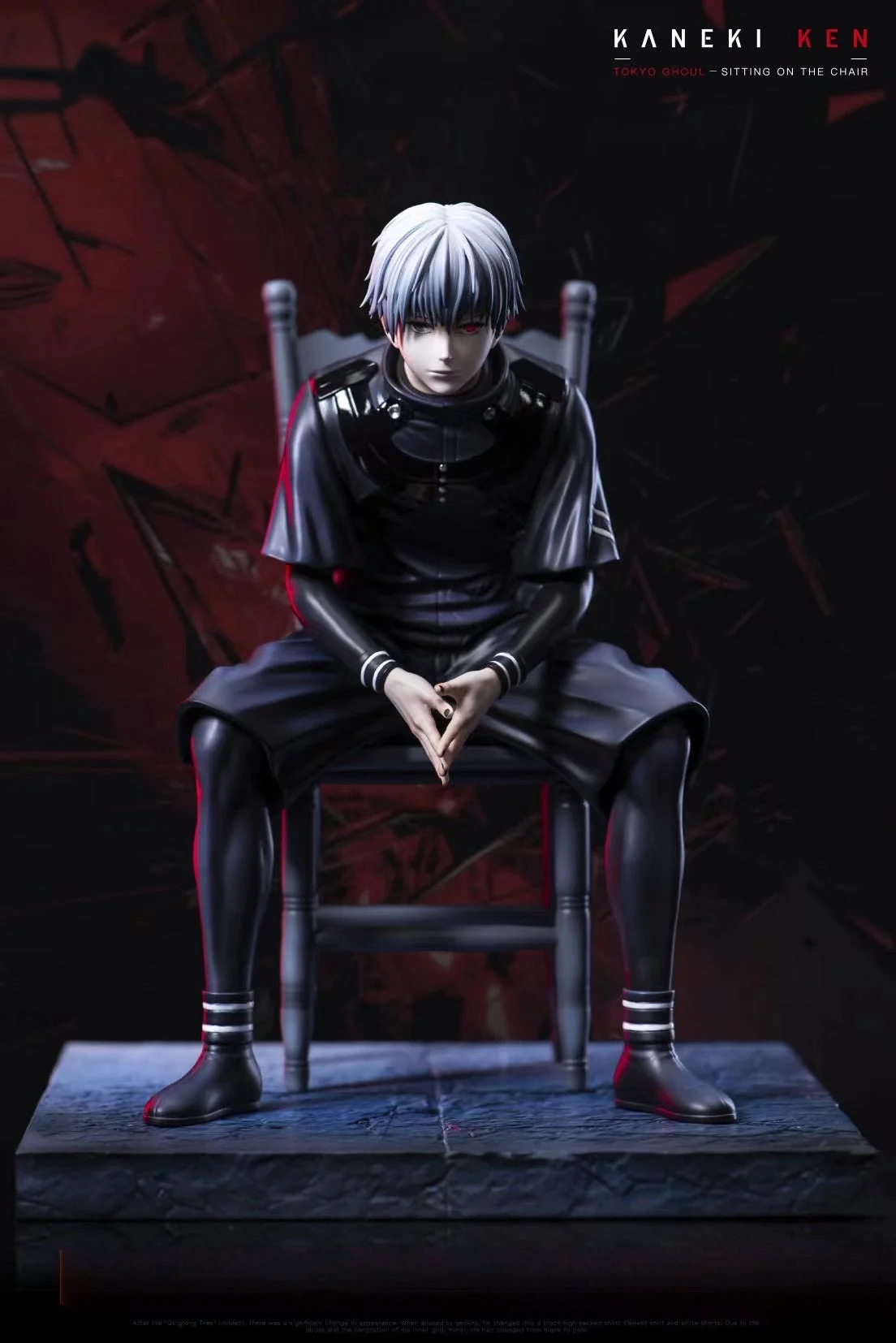 Tokyo Ghoul Ken Kaneki Sitting on the Chair Statue