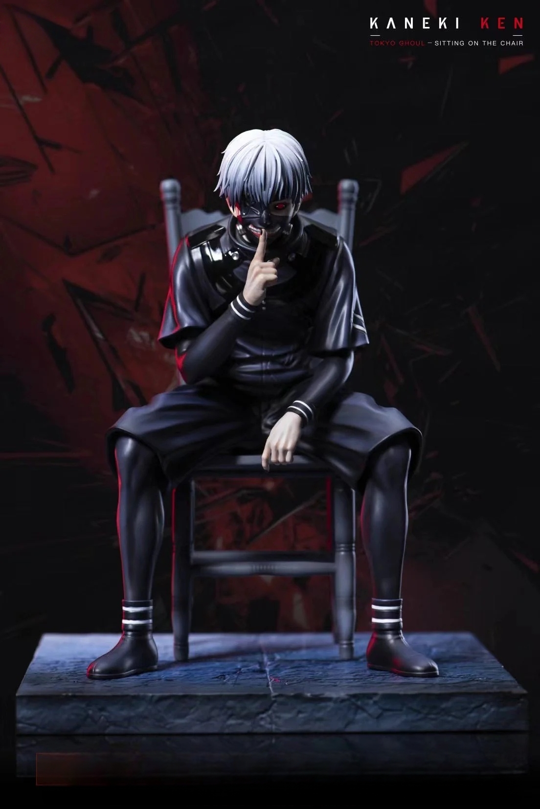 Tokyo Ghoul Ken Kaneki Sitting on the Chair Statue