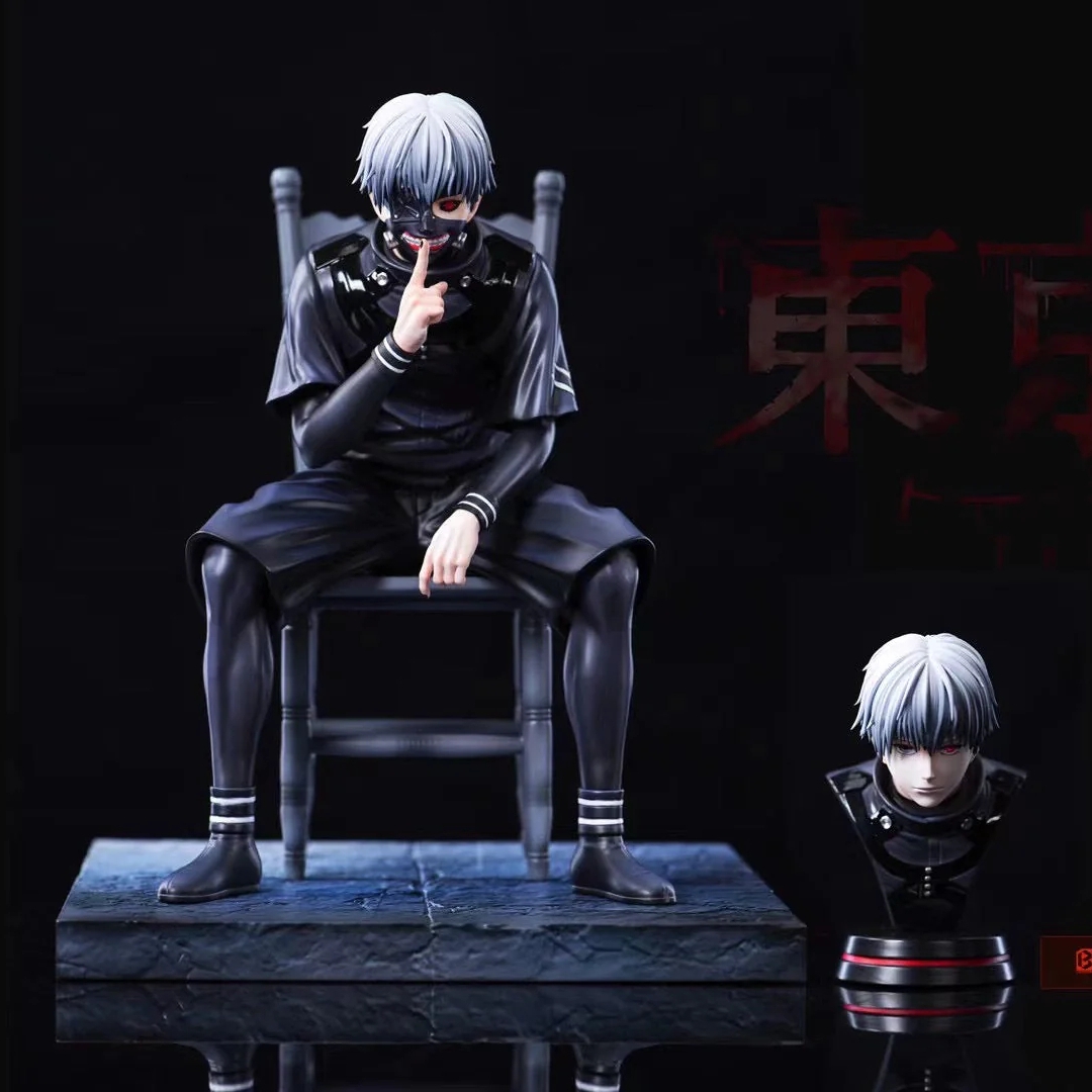 Tokyo Ghoul Ken Kaneki Sitting on the Chair Statue