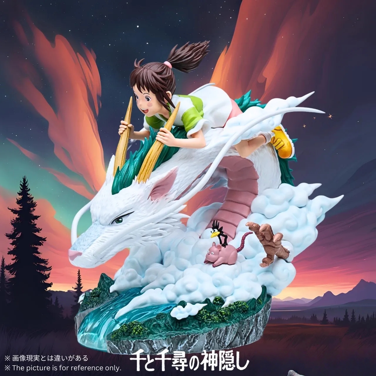 Spirited Away Classic Scene Statue