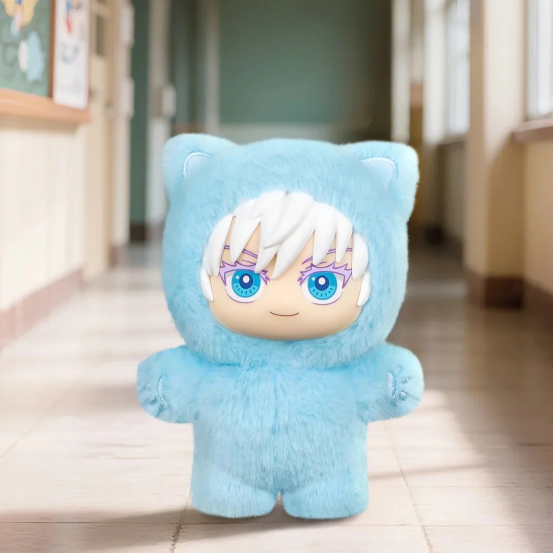 Jujutsu Kaisen Cat Ear Plush Cute Keychain