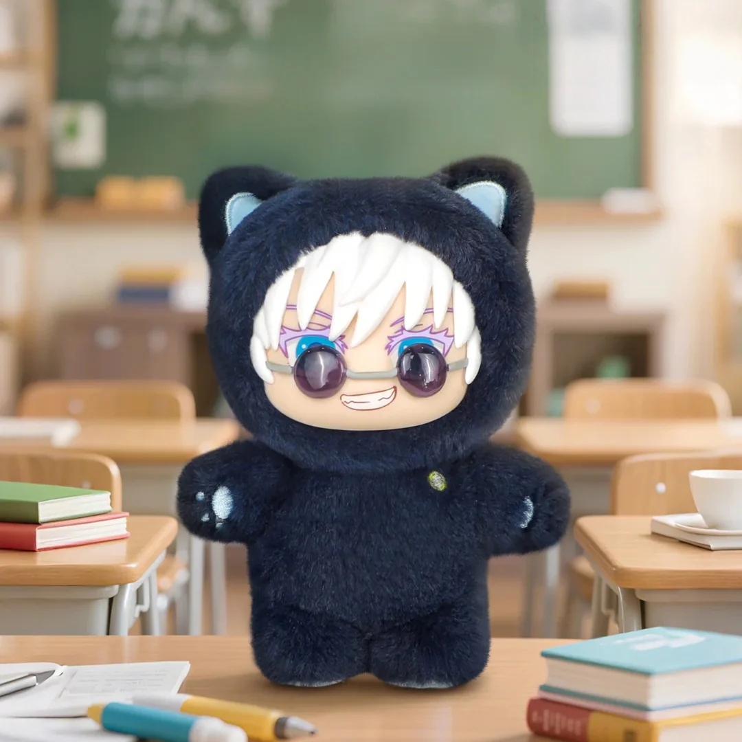 Jujutsu Kaisen Cat Ear Plush Cute Keychain