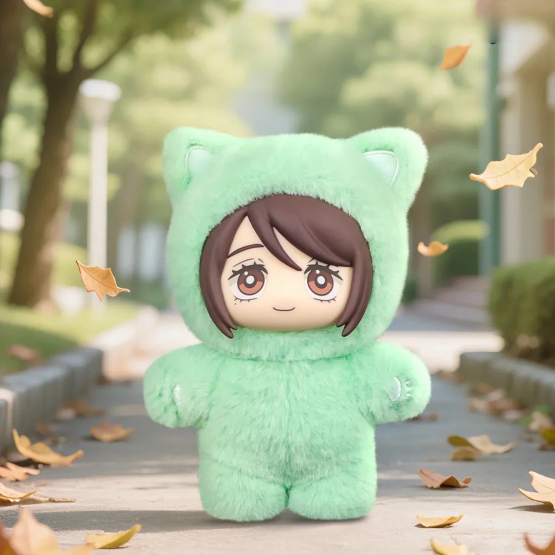 Jujutsu Kaisen Cat Ear Plush Cute Keychain