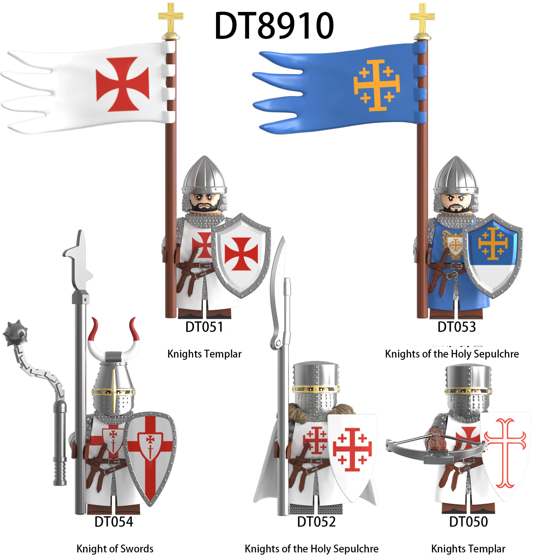 2026 New Middle Ages Knights Figure Building Blocks